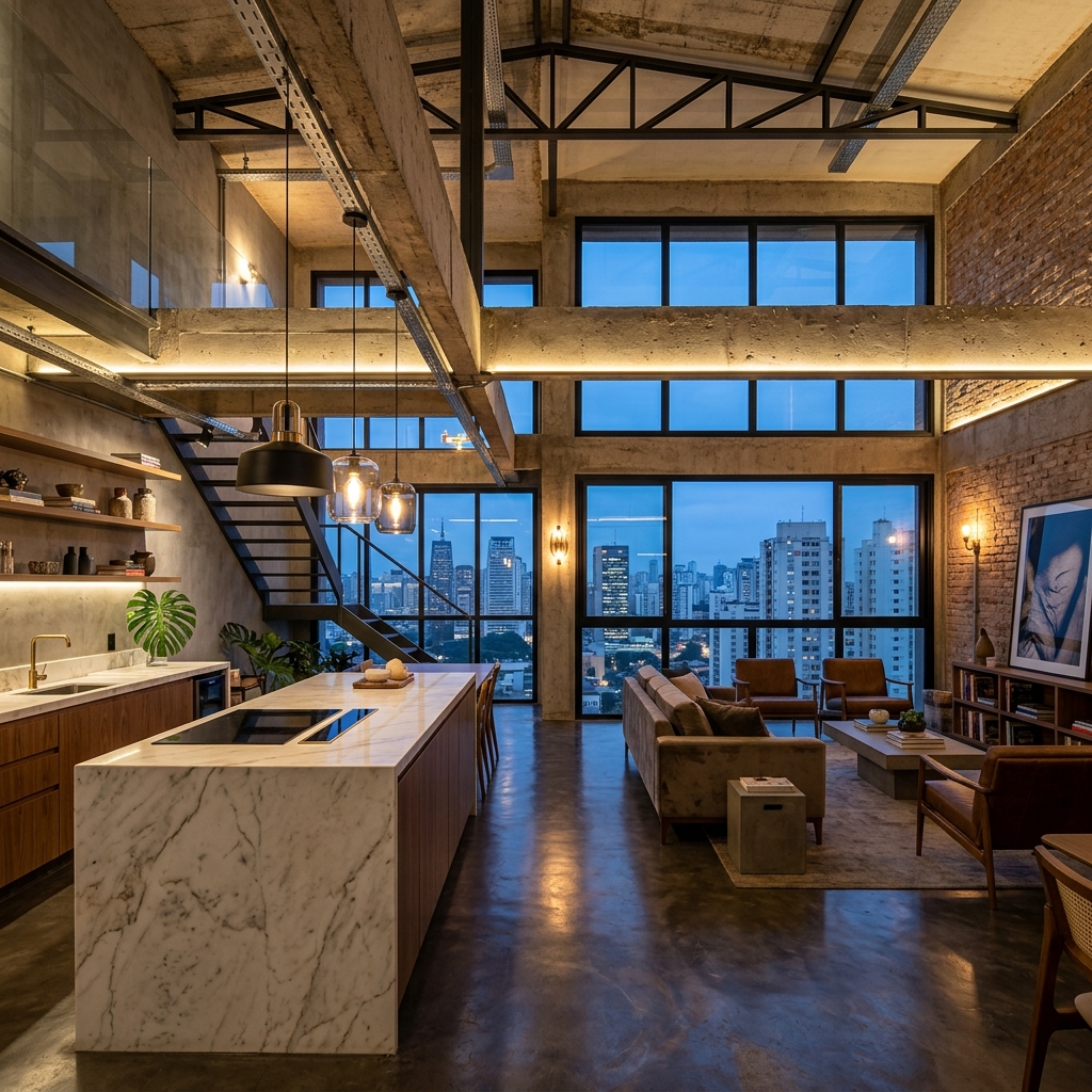 Loft Industrial Lux Itaim